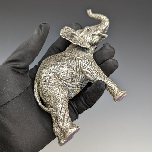 純銀雕塑小像對象 277 克英國鄉村藝術家